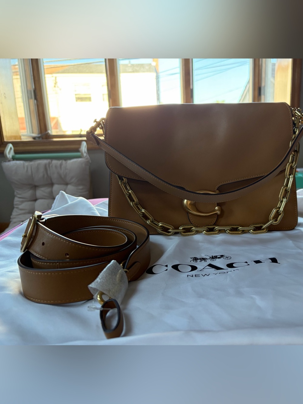 Coach chain tabby 30